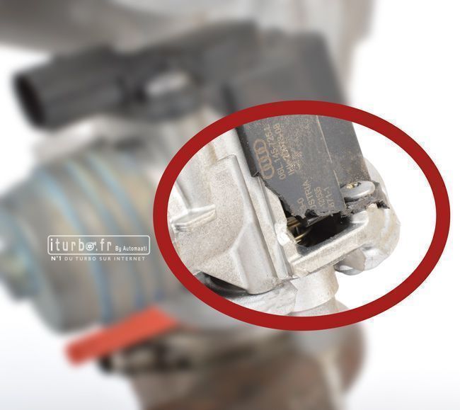 Défaut sur turbo 06L145701C sans incidence sur son fonctionnement normal Destockage iturbo.fr - Défaut sur turbo 06L145701C